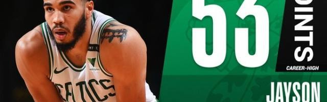 开云直播-53分！低迷绿军逼出最强塔图姆 生涯之夜有惊无险