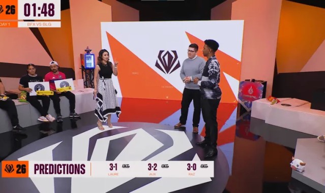 英文流分析台预测BLG和BFX胜负：三人均预测BLG击败BFX